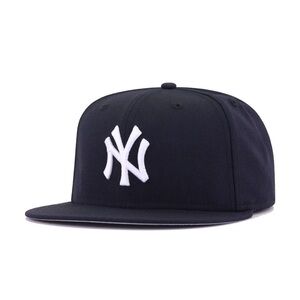 New Era Navy Cap with White Emblem